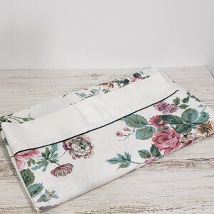 Vintage Martex  Floral Full Flat Sheet  Roses Cottagecore Feminine